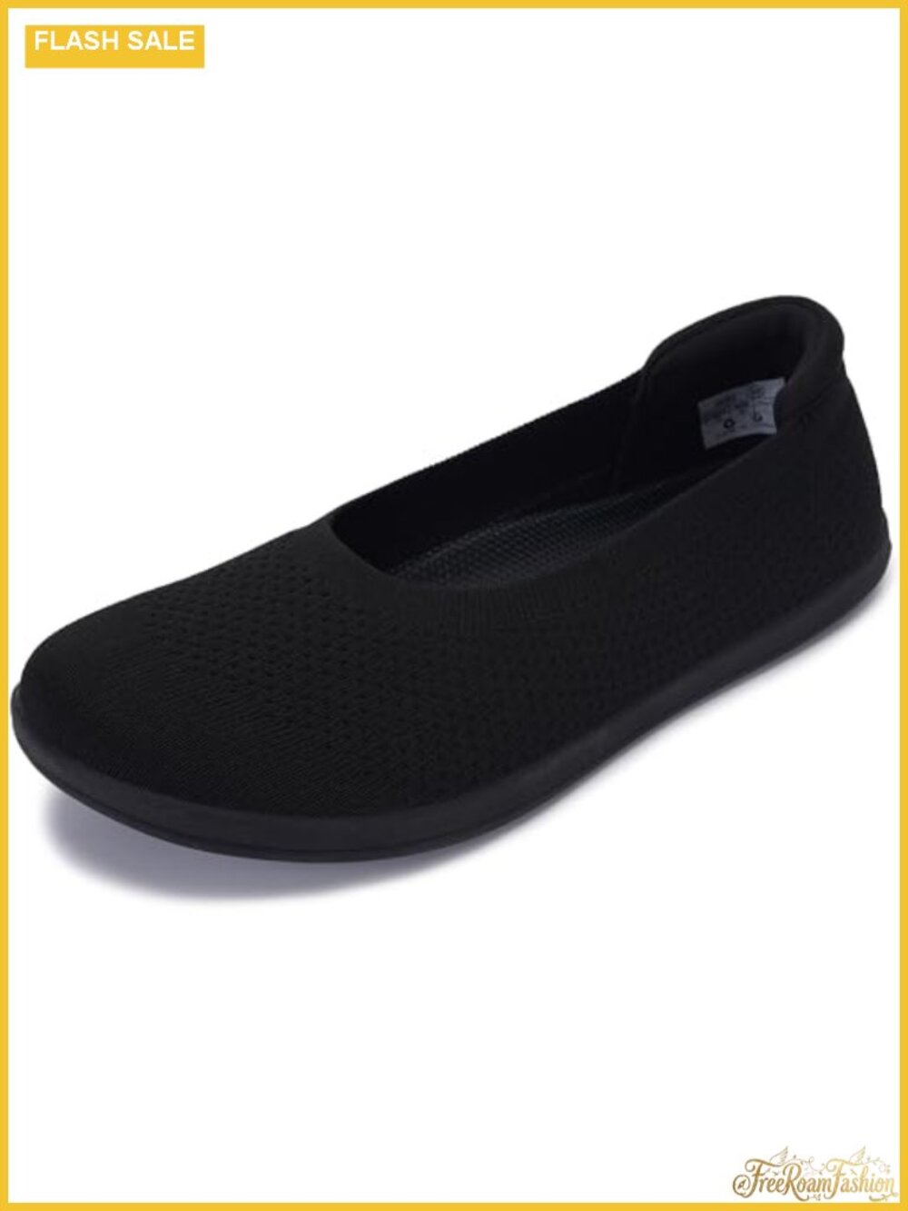 Barefoot Ballet Flats Wide Toe Box Zero Drop Breathable Knit Women's Shoes
